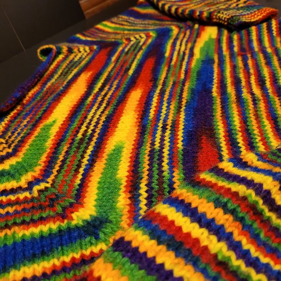 Handmade Rainbow Sweater - Picture 4 of 4